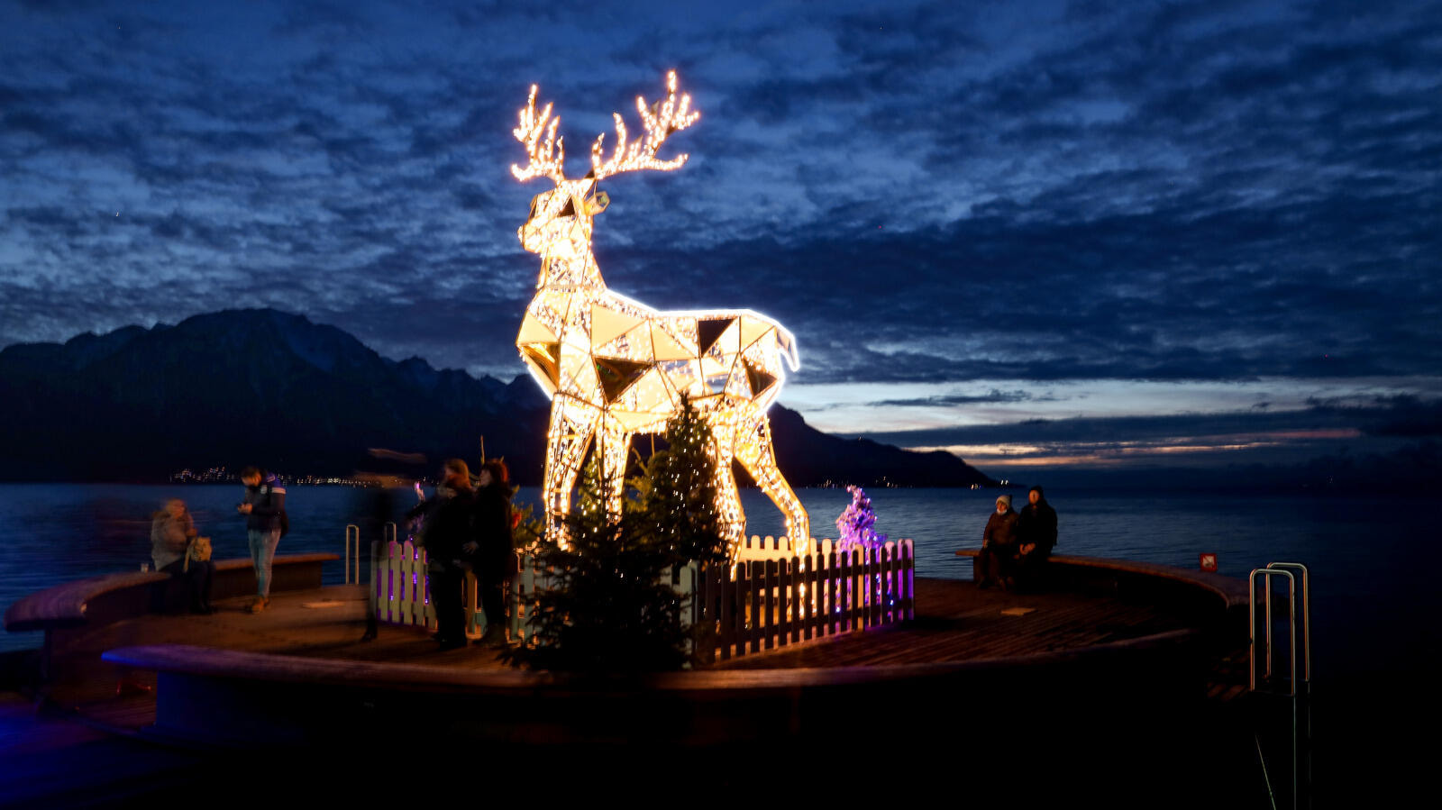 Montreux Christmas market 